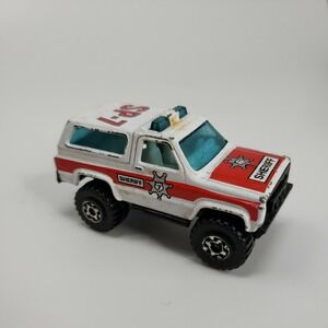 Vintage‎ Matchbox 4X4 Chevy Blazer Macau 1983 Sheriff SP-7 Diecast